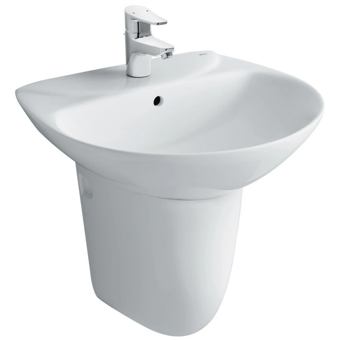 Chậu Lavabo Treo Tường Inax L-285V/L-288VC Kèm Chân Ngắn
