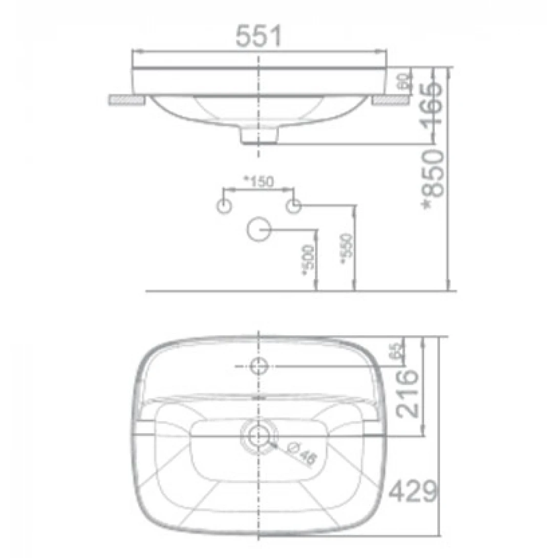 Chậu đặt bàn American Standard VF-0420 / Signature
