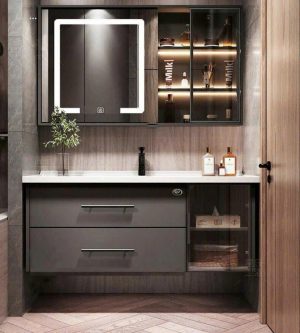 Bộ tủ lavabo cao cấp KT 60-80-100cm