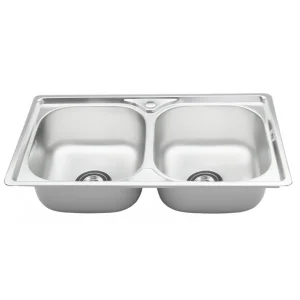 Chậu rửa bát Sơn Hà S76S Inox 201,  2 hộc